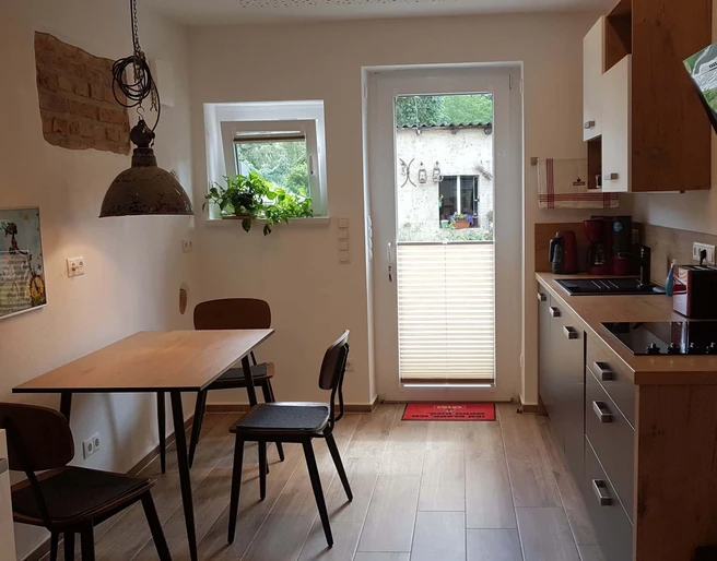 Küche mit Sitzecke
