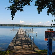 Wasserwanderrastplatz Diensdorf - Vorsicht: zum Ufer hin sehr flach