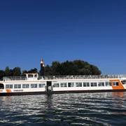 Das Fahrgastschiff "Schwielochsee"