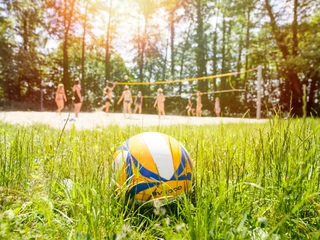 Beachvolleyball im Cecilienpark am Scharmützelsee in Bad Saarow