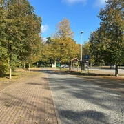 Caravanparkplatz in der Silberberger Straße in Bad Saarow
