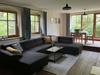 Relaxecke in der Pension am Gutshof Wölsickendorf