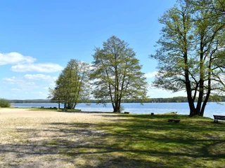 Scharmützelsee, Badestelle am Campingplatz Schwarzhorn