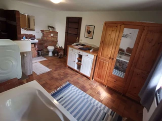 Badezimmer im Jürjens Hof im Schlaubetal