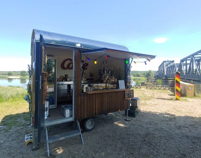 Café Oderglück in Neurüdnitz an der Europabrücke
