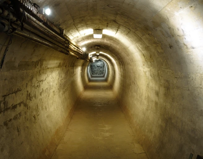 Eingangstunnel zur Bunkeranlage Fuchsbau