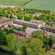 Luftbild übers Landgut Stober