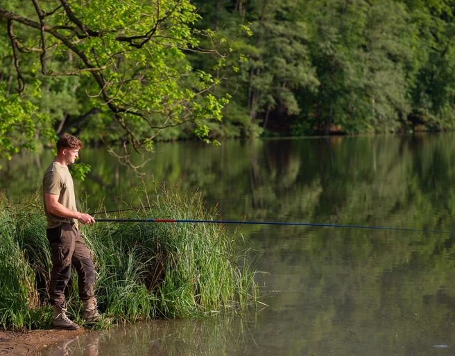 Angler am Großen Teppelsee