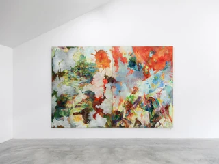 Bernard Schultze, Installationsansicht aus dem Kunst-Depot der Galerie Henze & Ketterer