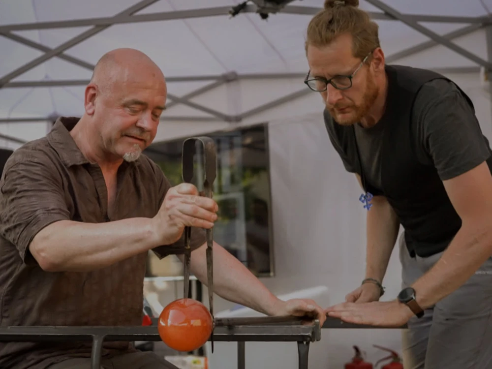 Glasbläser Workshop - Niesenglass Switzerland