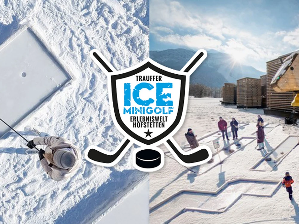 Ice minigolf trauffer erlebniswelt hofstetten