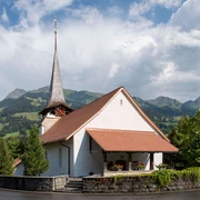 Kirche Diemtigen Sommer