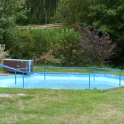 Die Wassertretstelle in Schwarzenberg