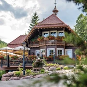 Außenansicht des Forellenhof in Baiersbronn-Buhlbach