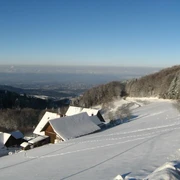 Blick von der Brandmatt in die Rheinebene