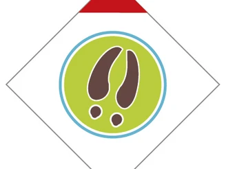 Dieses Wegzeichen leitet dich