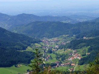 Blick ins Achertal Blick ins Renchtal