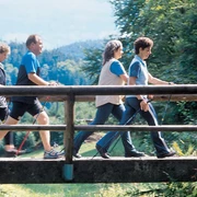 Nordic Walking Gruppe am Sommerberg