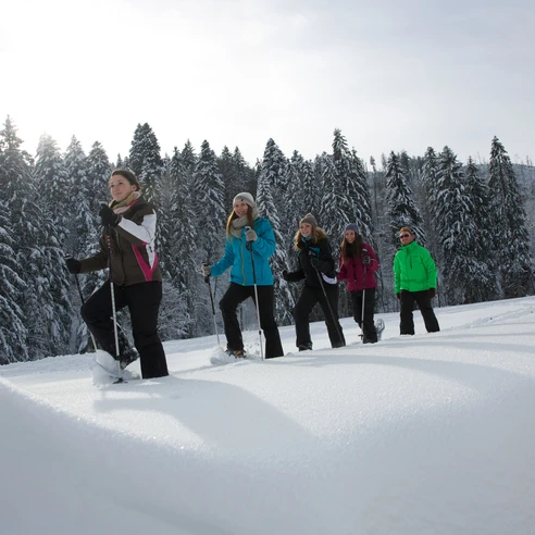 Schneeschuhwandern in Obertal - Buhlbach Winter 2015