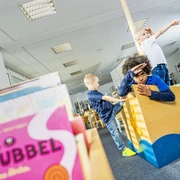 Stadtbibliothek Kinder und Jugend © Aileen Rogge.jpg Kinder- und Jugendabteilung in der Stadtbibliothekcity libraryStadsbibliotheek