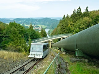 Standseilbahn zum Hochspeicherbecken Waldeck 1