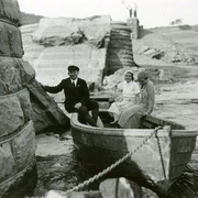 Personenfähre bei Scheid auf dem Edersee, 1920-1929