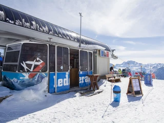Buvette Moosfluh in der Aletsch Arena Buvette Moosfluh in der Aletsch Arena