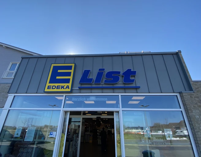 Edeka in List EDEKA List auf Sylt Außenansicht