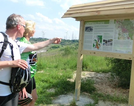 Infotafel Lappwaldsee