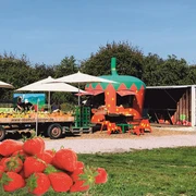 Obsthof Spinner Verkaufsstand