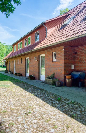 Außenansicht Ferienpension Lindenhof Natururlaub Lüneburger Heide