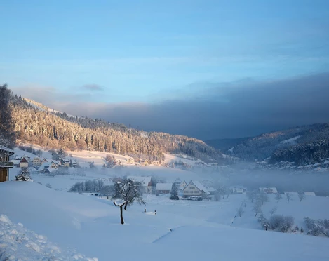 Idylle in der kalten Jahreszeit