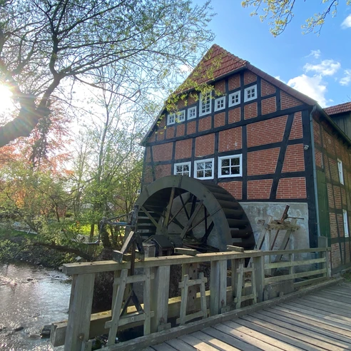 Historische Wassermühle in Stuckenborstel