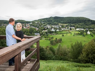 Blick auf Bad Schlema