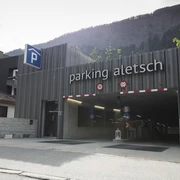 Parking Aletsch, Mörel in der Aletsch Arena Parking Aletsch, Mörel in der Aletsch Arena