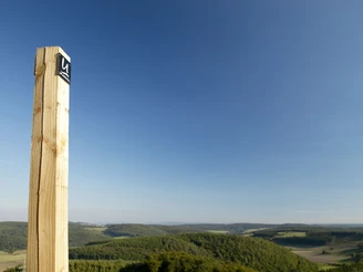Wegweiser am Uplandsteig