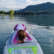 Yin Yoga auf dem SUP - Thunersee