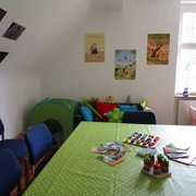 Spielzimmer: Blick auf Fenster 2021