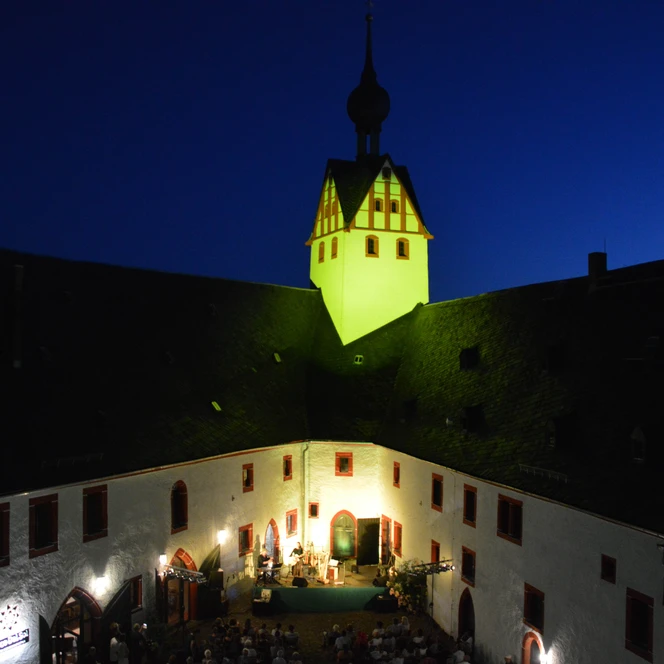 Konzert im Burghof von Schloss Rochsburg