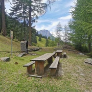 Foyer près de Berisal Feuerstelle bei Berisal