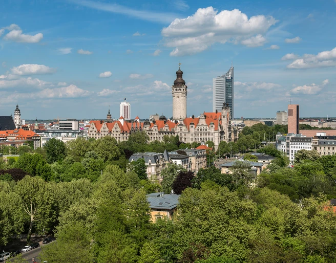 Your meeting & conference in Leipzig: Skyline in Summer Tagung & Konferenz Leipzig Convention: Skyline im SommerMeeting & conference Leipzig convention: Skyline in Summer
