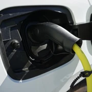 Stockbild-E-Tankstelle