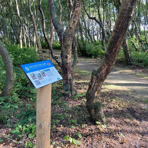 Fitness-Parcours im Südwäldchen vom TSV Westerland