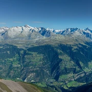 Flugaufnahme von der Aletsch Arena  Flugaufnahme von der Aletsch Arena