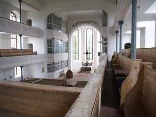 Altleisniger Kirche zu Polditz von innen