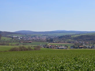 Blick auf Riebelsdorf und Neukirchen