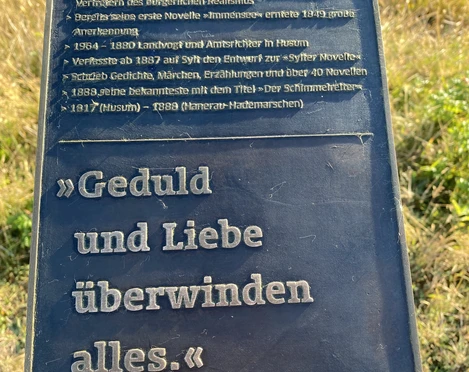 Kunststele Theodor Storm Kunststele Theodor Storm