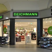 Deichmann.JPG Eingang der Filiale Deichmann Schuhe im Forum Einkaufszentrum