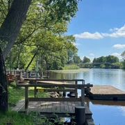 Anleger Melchers Hütte Kanu und Torfkahnanleger an der Gaststätte Melchers Hütte