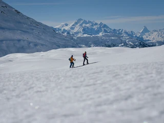 Skitour in der Aletsch Arena - Fiescheralp-Maerjela-Chatzulecher Skitour in der Aletsch Arena - Fiescheralp-Maerjela-Chatzulecher